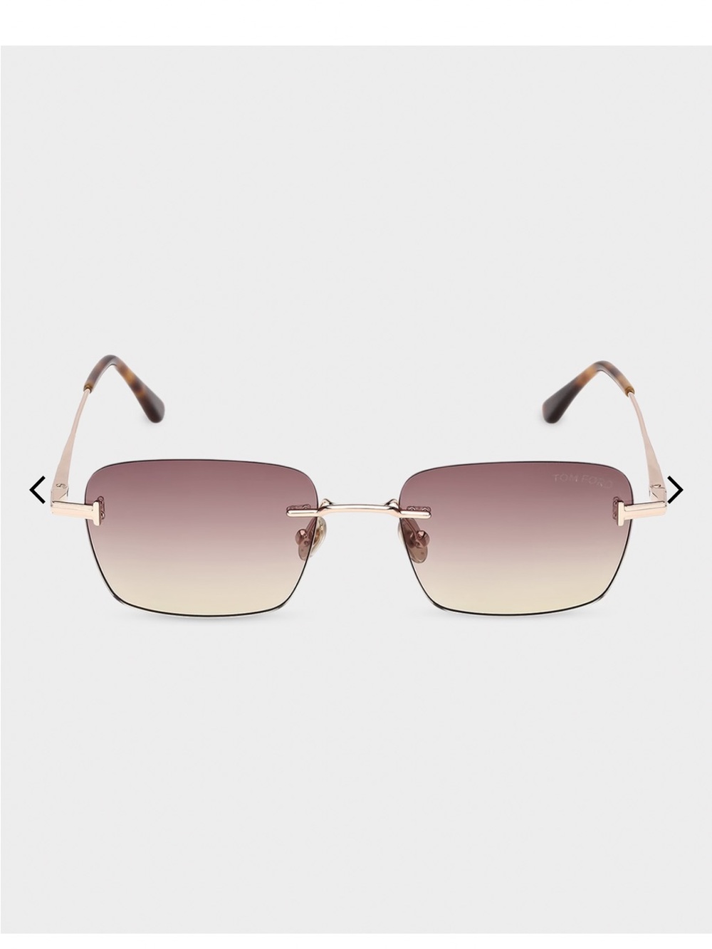 Tom Ford Jake 54mm Rectangular Sunglasses (Never Worn)